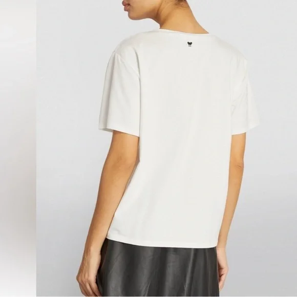 “MaxMara - Weekend” White Silk and Cotton Top Size S  EUC - Picture 6 of 8